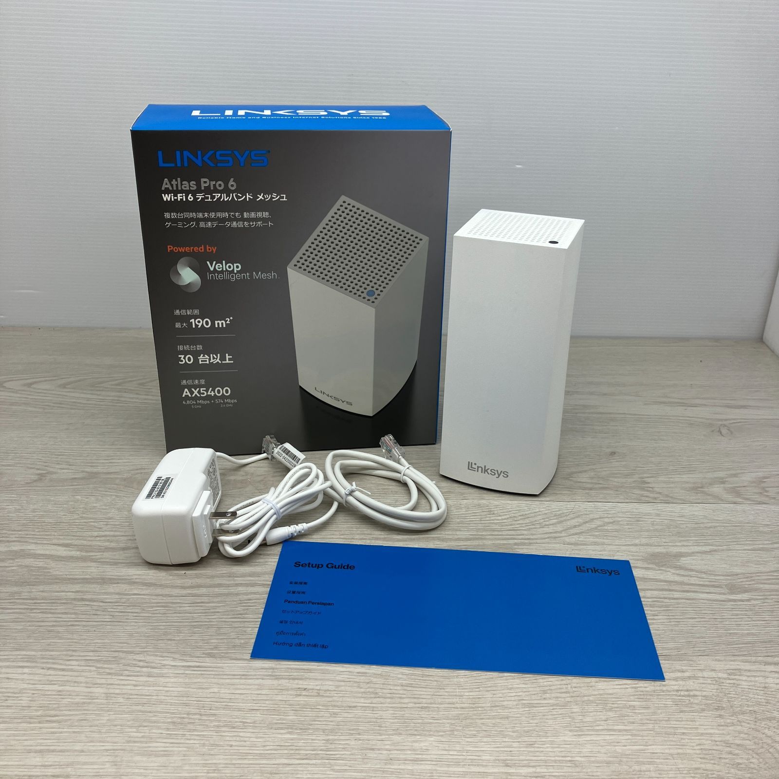 Linksys mx5500 有線LANルーター MX5500 Atlas Pro 6 メッシュWiFiシステム 製品情報と