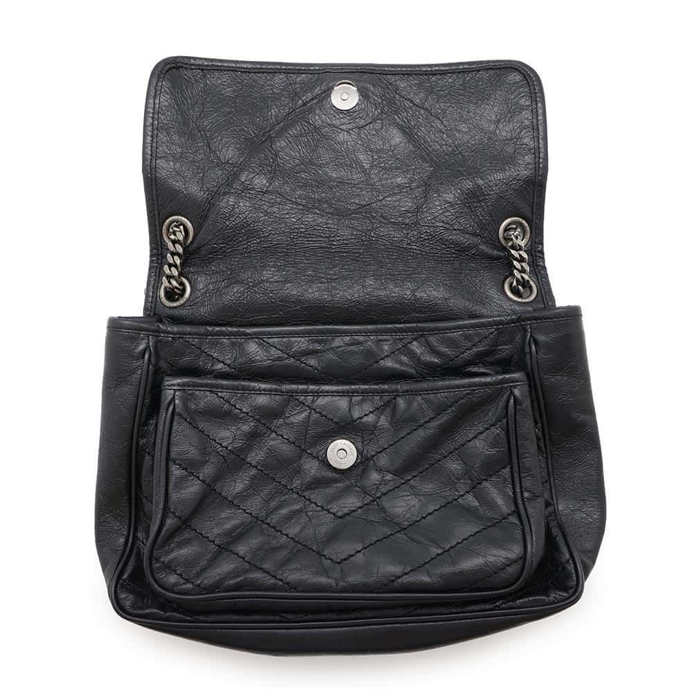 サンローランパリ チェーンショルダーバッグ ニキ ヴィンテージカーフ  