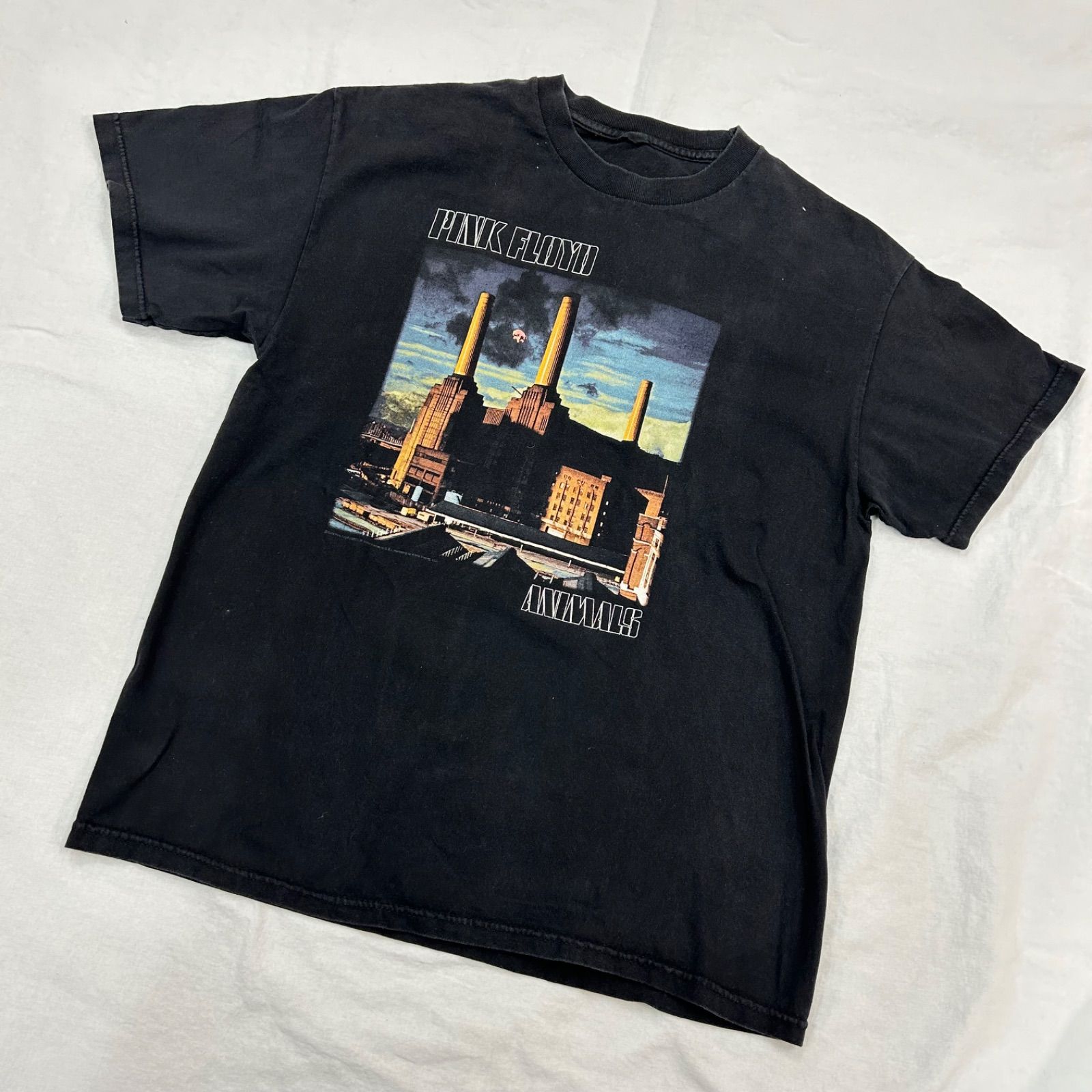 USA古着 MUSIC Tee PINK FLOYD ピンクフロイド 1977年ANIMALS ブラック 2005コピーライト