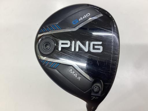 ピン G440 MAX 7W フェアウェイウッド FW 純正特注シャフト フレックスS メンズ 男性用 右利き 右用 Cランク ゴルフクラブ