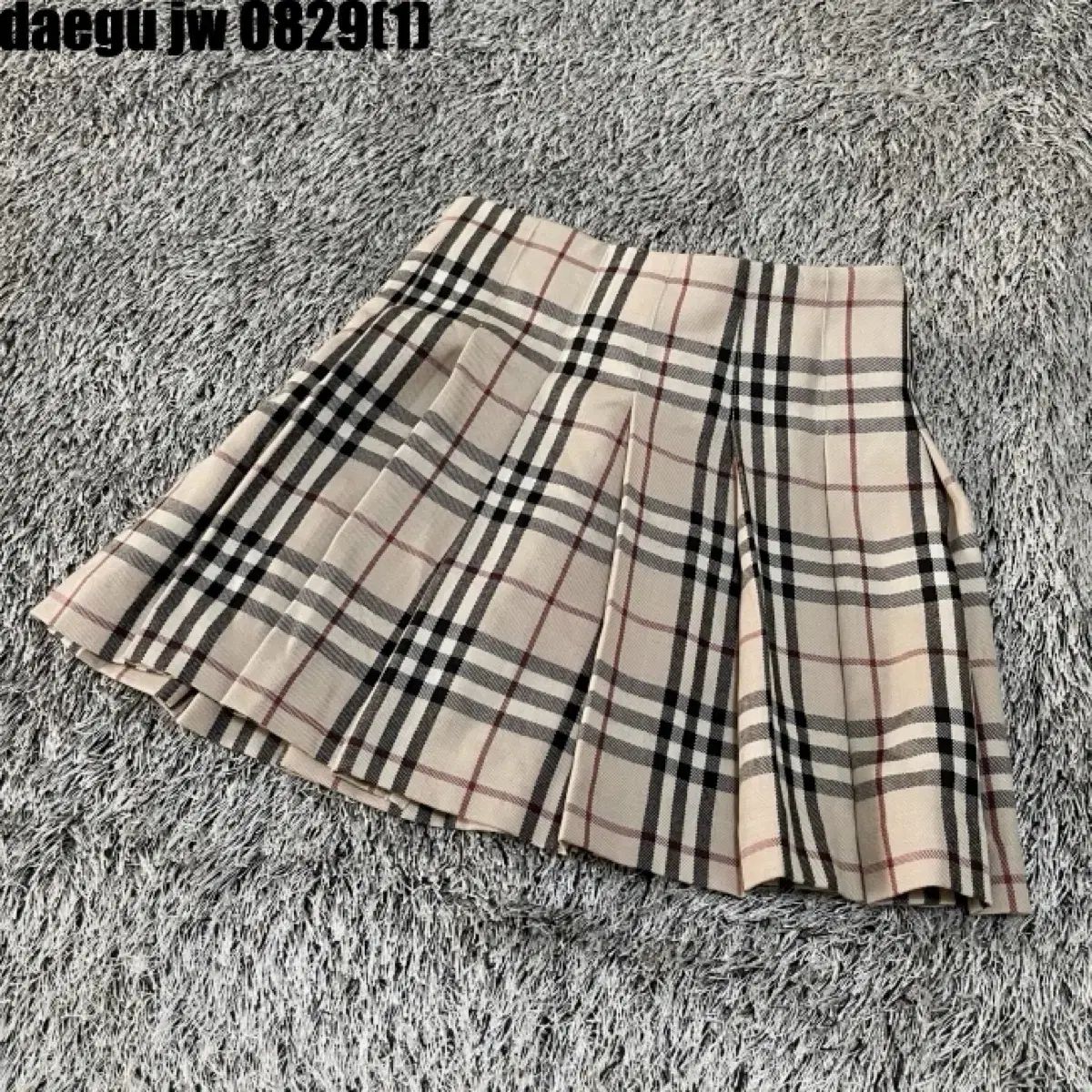 バーバリー ミニスカート Burberry バーバリー チェック デニム ミニ