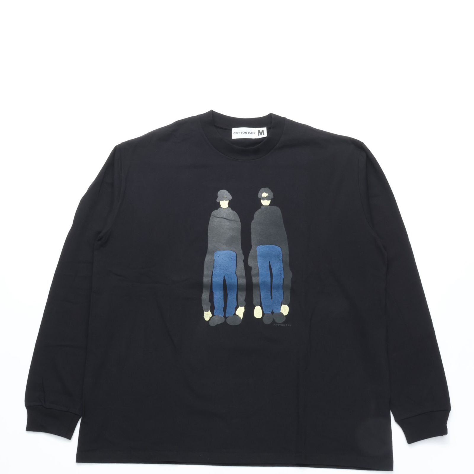 COTTON PAN コットンパン ありがとう／ロンTEE BLACK Tシャツ 長袖 新品