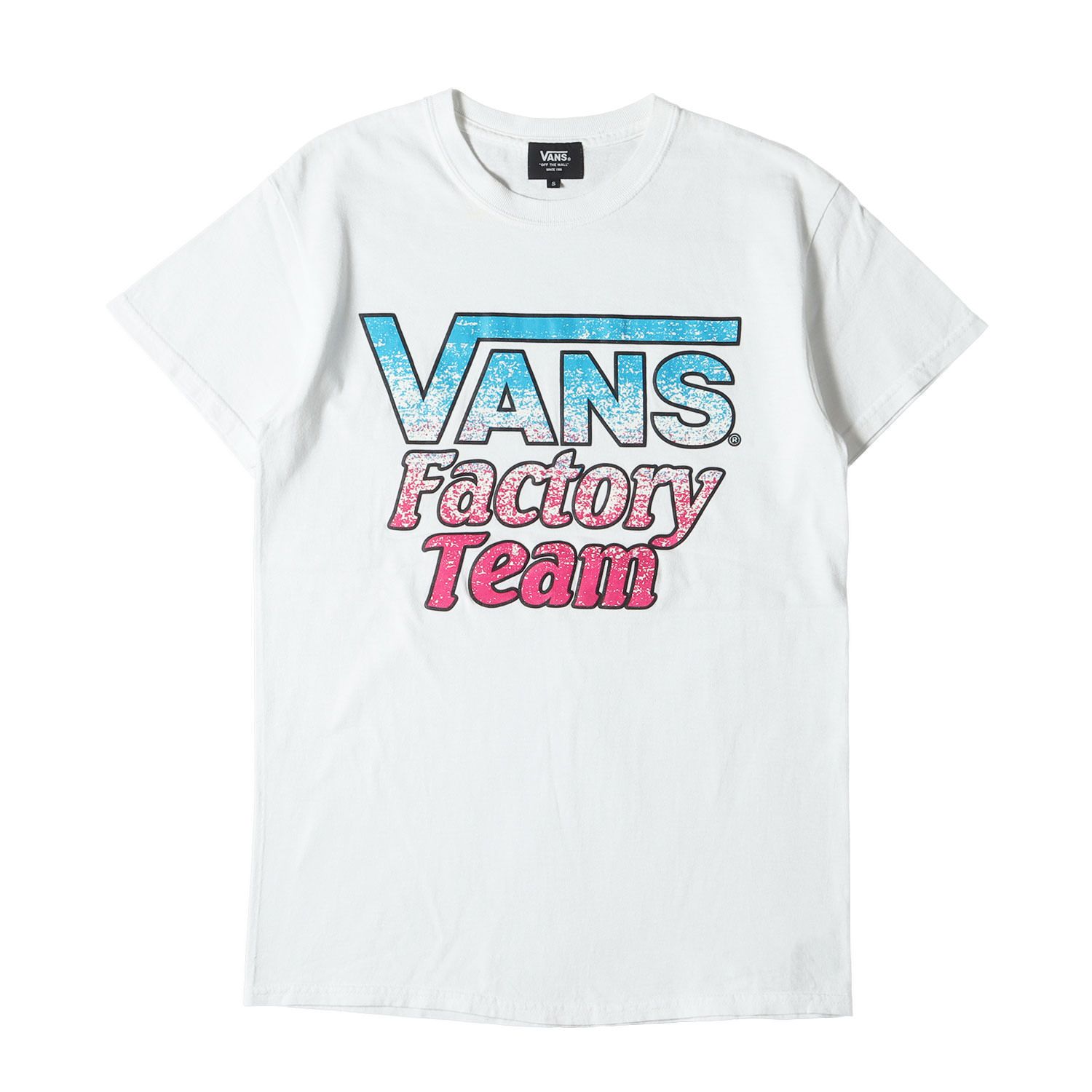 STANDARD CALIFORNIA スタンダードカリフォルニア Tシャツ サイズ:S VANS スプラッシュ ロゴ クルーネック Tシャツ SD FACTORY TEAM SPLASH T ホワイト トップス カットソー 半袖 コラボ【メンズ】