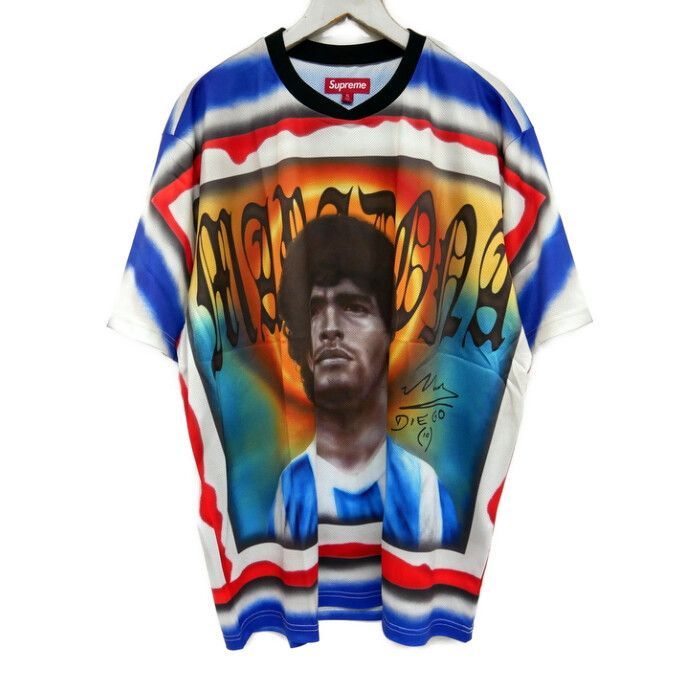 Supreme 国内正規 24SS Maradona Soccer Jersey マラドーナ サッカージャージ ゲームシャツ Multicolor  Multi マルチ XL - メルカリ