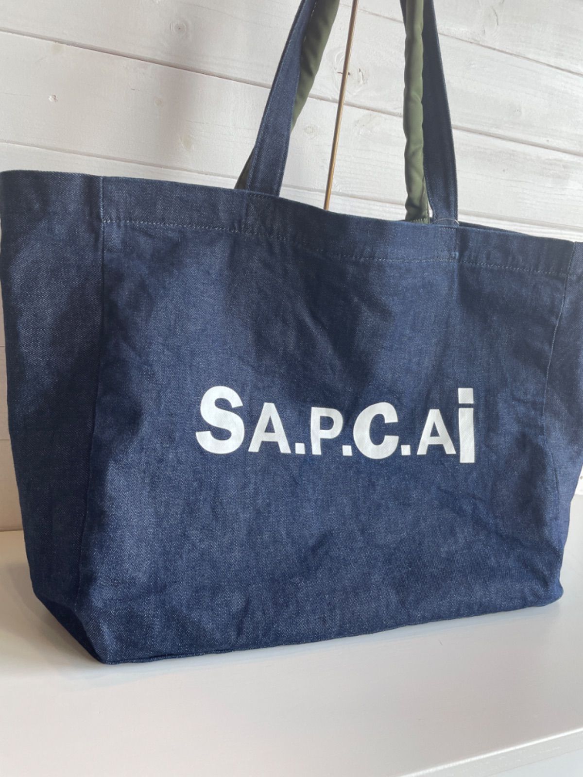 Sacai×APC サカイ アーペーセー トートバッグ デニム - メルカリ