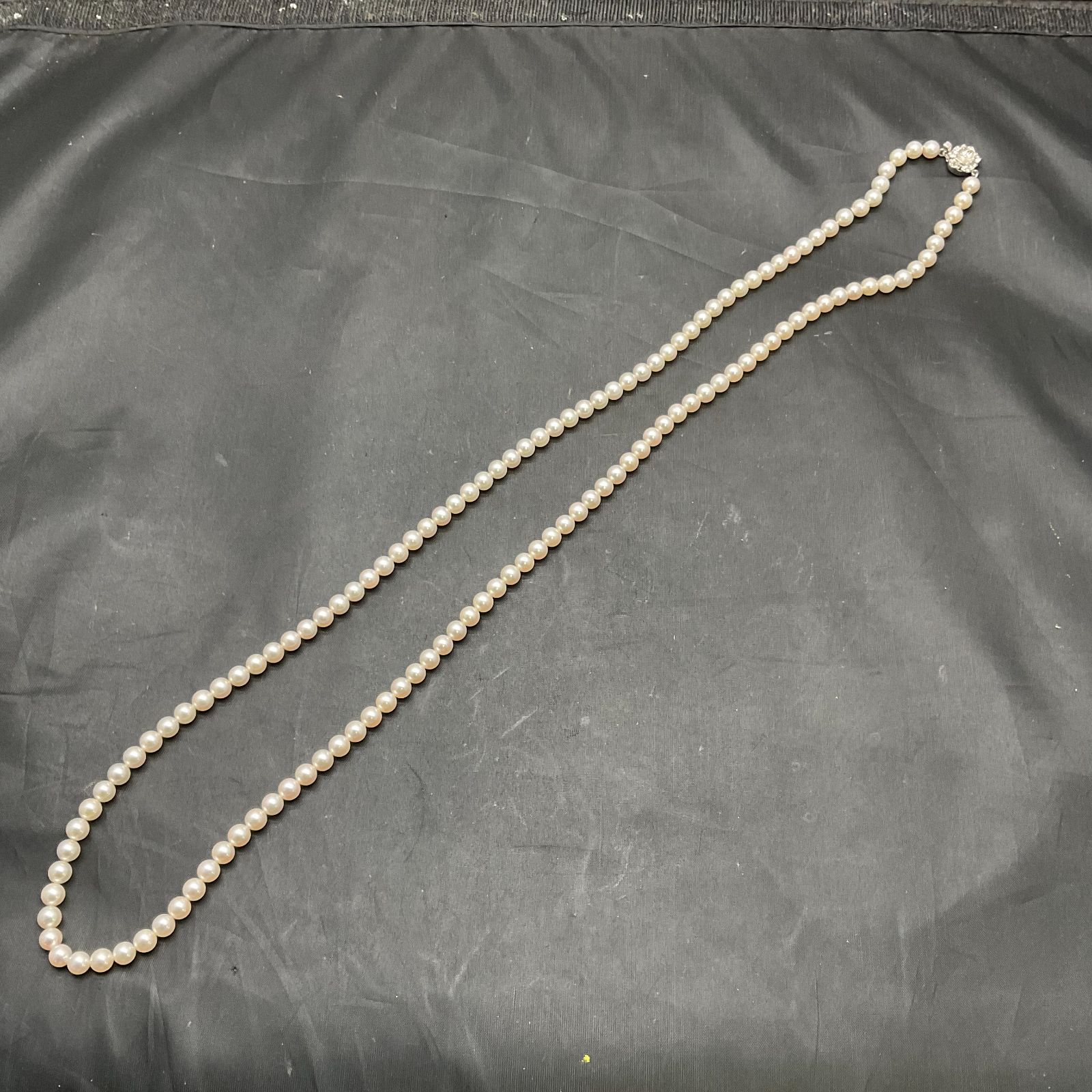 パール SV ネックレスSV留め具 47.9g 5.98‐6.00mm B25051396