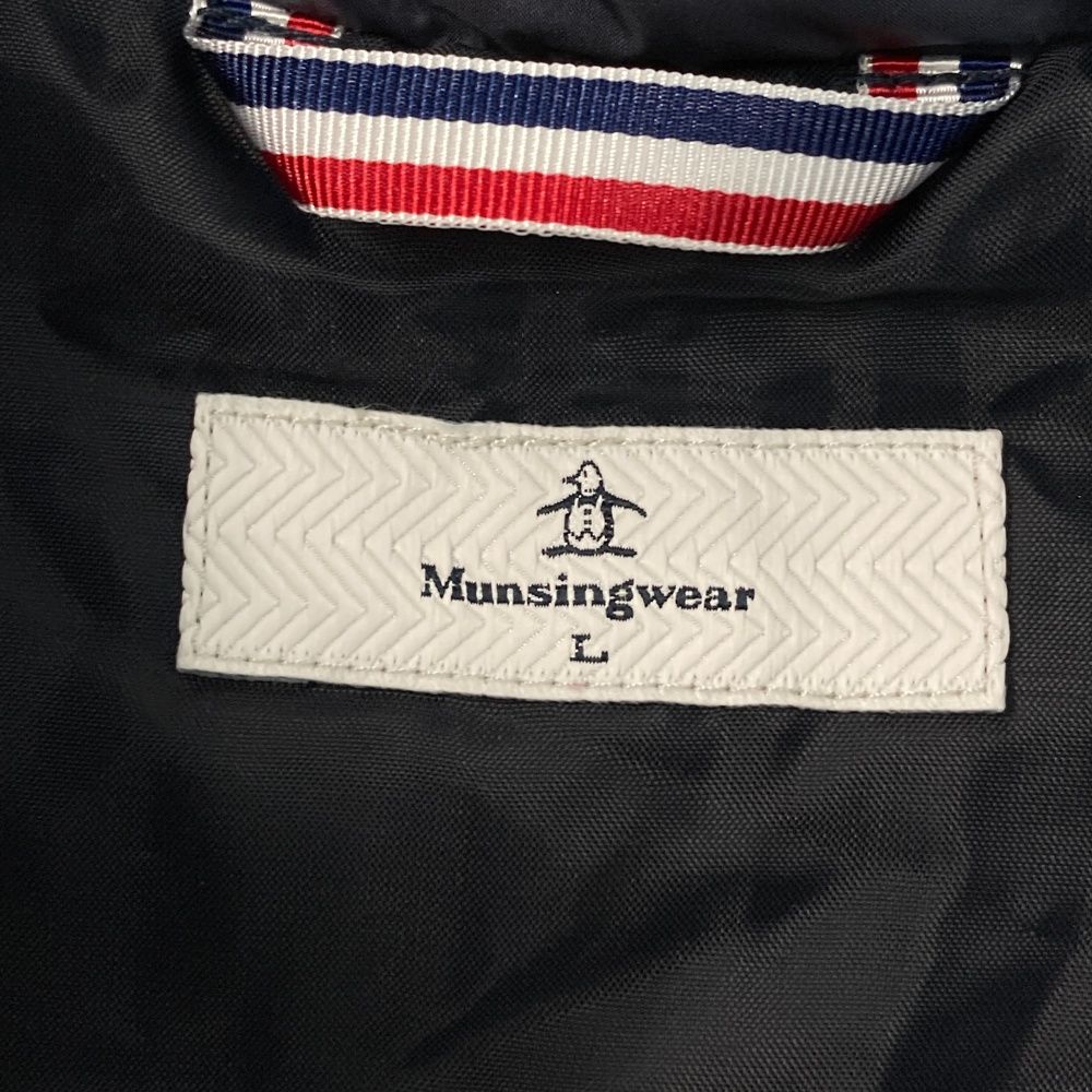 Munsingwear ダウン ノースリーブワンピース ゴルフウェア ネイビー