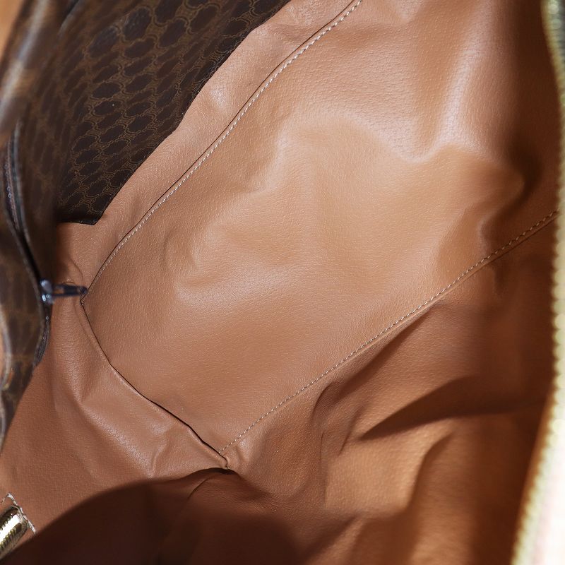 セリーヌ CELINE ヴィンテージ ミニボストン バッグ ハンド PVC レザー