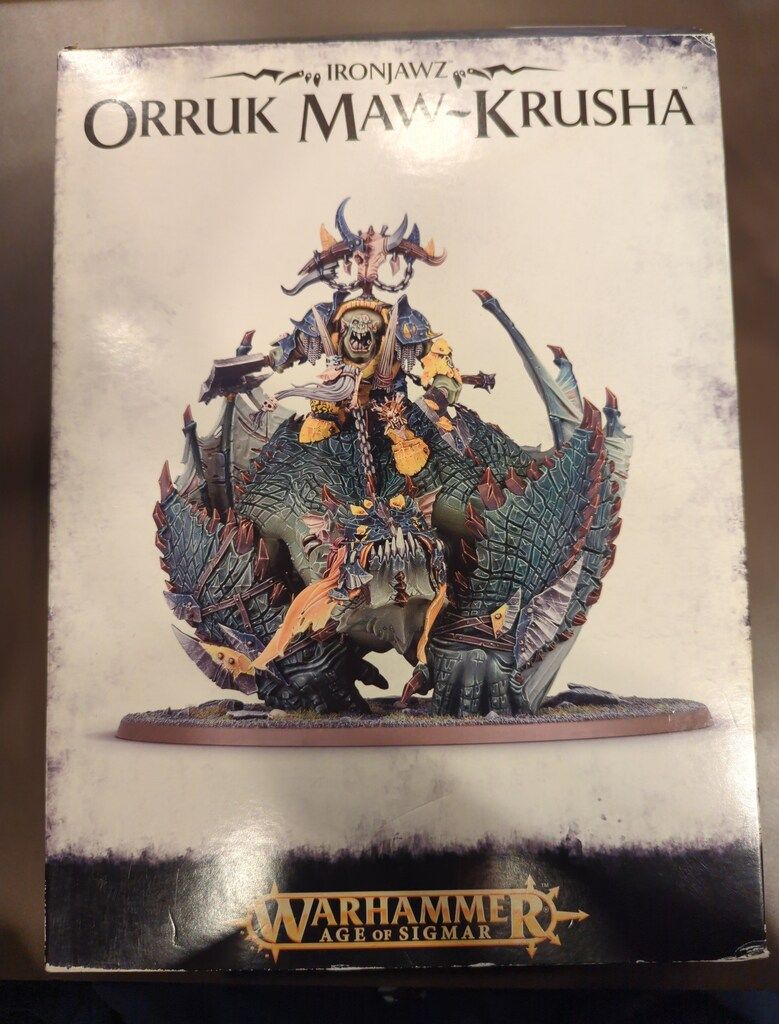 GAMES WORKSHOP WARHAMMER Age of Sigmar IRONJAWS Orruk Maw-Krusha