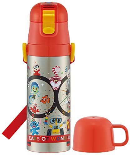 スケーター Skater 水筒 430ml Disney 100 子供用 直飲み コップ飲み 2WAY コップ付き ステンレス SKDC4-A