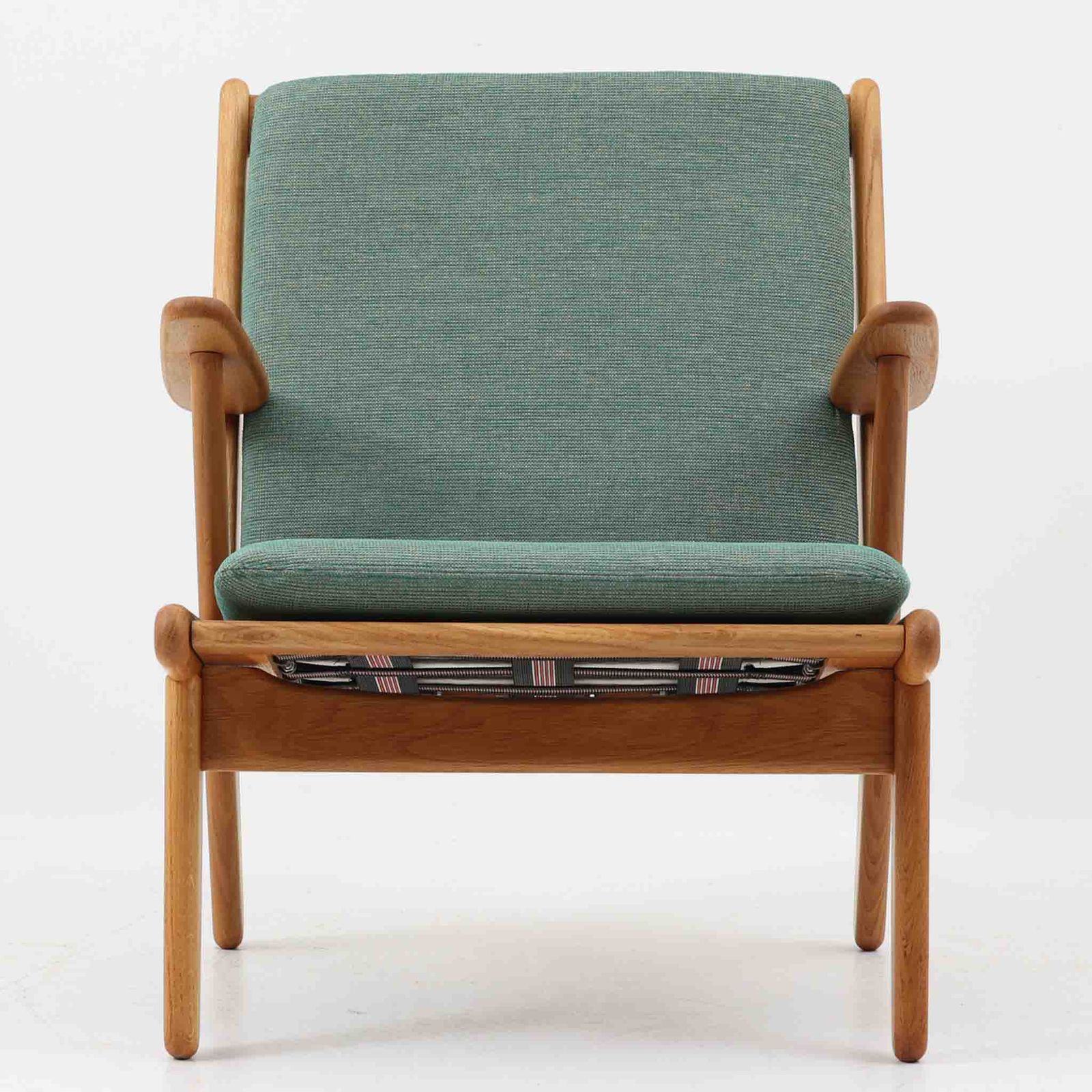 Poul M. Volther イージーチェア J53 オーク FDB ポール M ヴォルター デンマーク製 北欧ビンテージ家具 DK17656