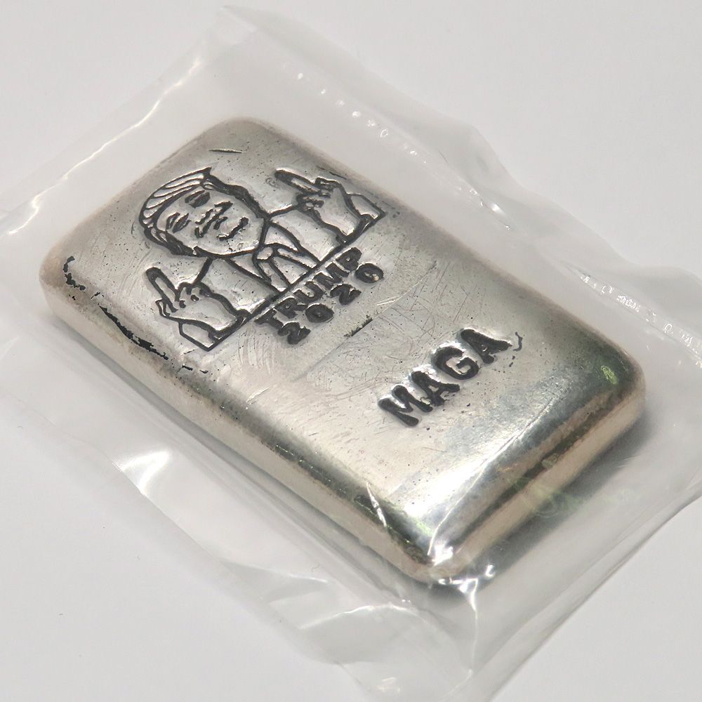 ドナルド・トランプ大統領 1オンス銀貨 2022年 MAGA! #45 と #47