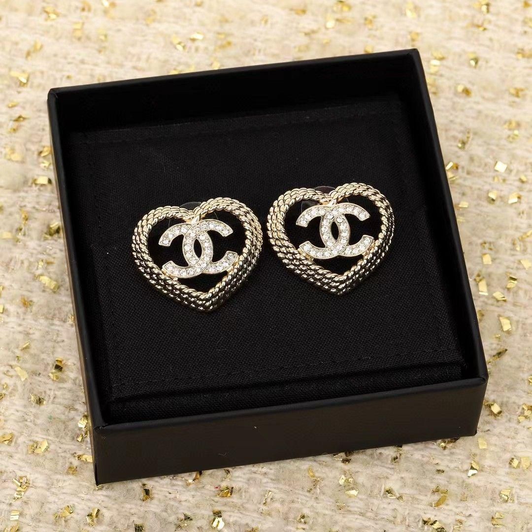 ✨新品✨CHANEL シャネル ハート ピアス ココマーク @July jewelry