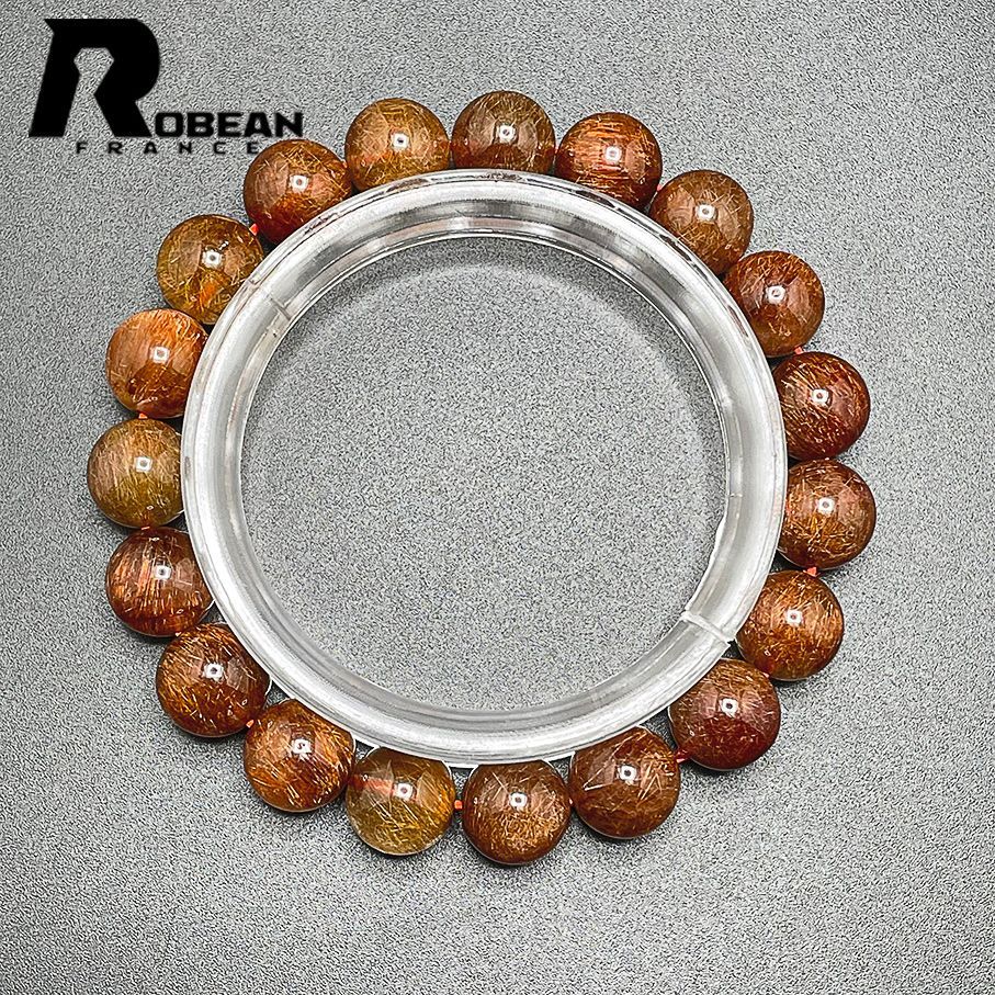 高級 EU製 定価6万円☆ROBEAN・ブラウンルチルクォーツ☆ブレスレット パワーストーン 天然石 綺麗 金運 お守り 貴重 幸運 贈り物 ギフト  プレゼント 10.5-11mm 1001G769 - メルカリ