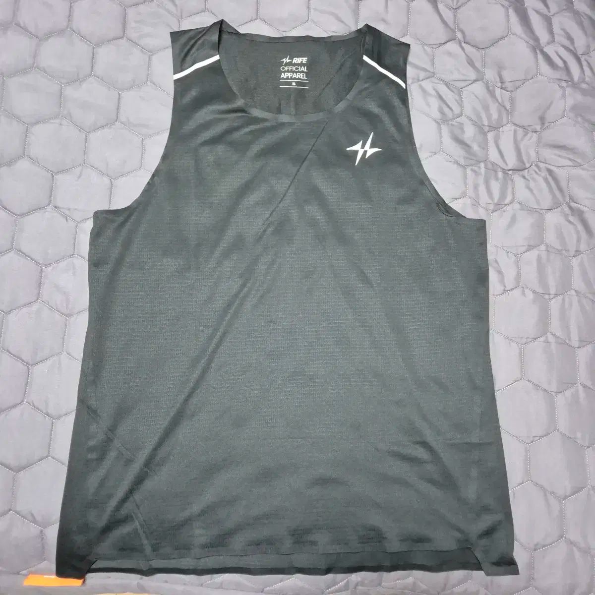 新品 ランニングライフ シングレット 黒 XL