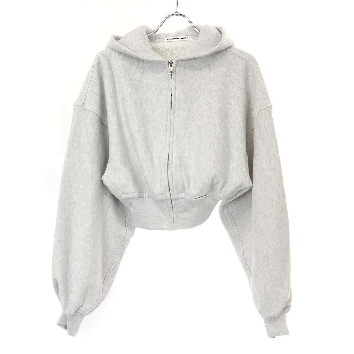 ALEXANDER WANG.T アレキサンダーワン. ティー Cropped Zip-up Hoodie 