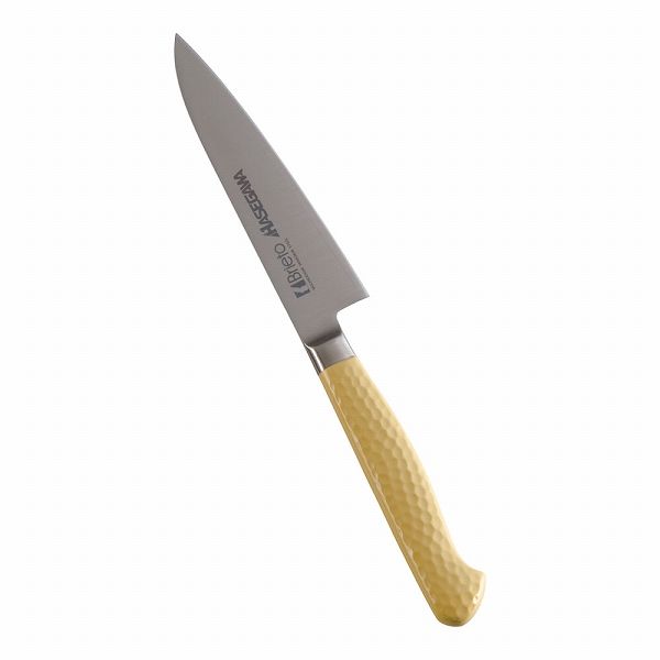 抗菌カラー包丁 ペティーナイフ イエロー 12cm MPK-120Y(AKL0812YE)