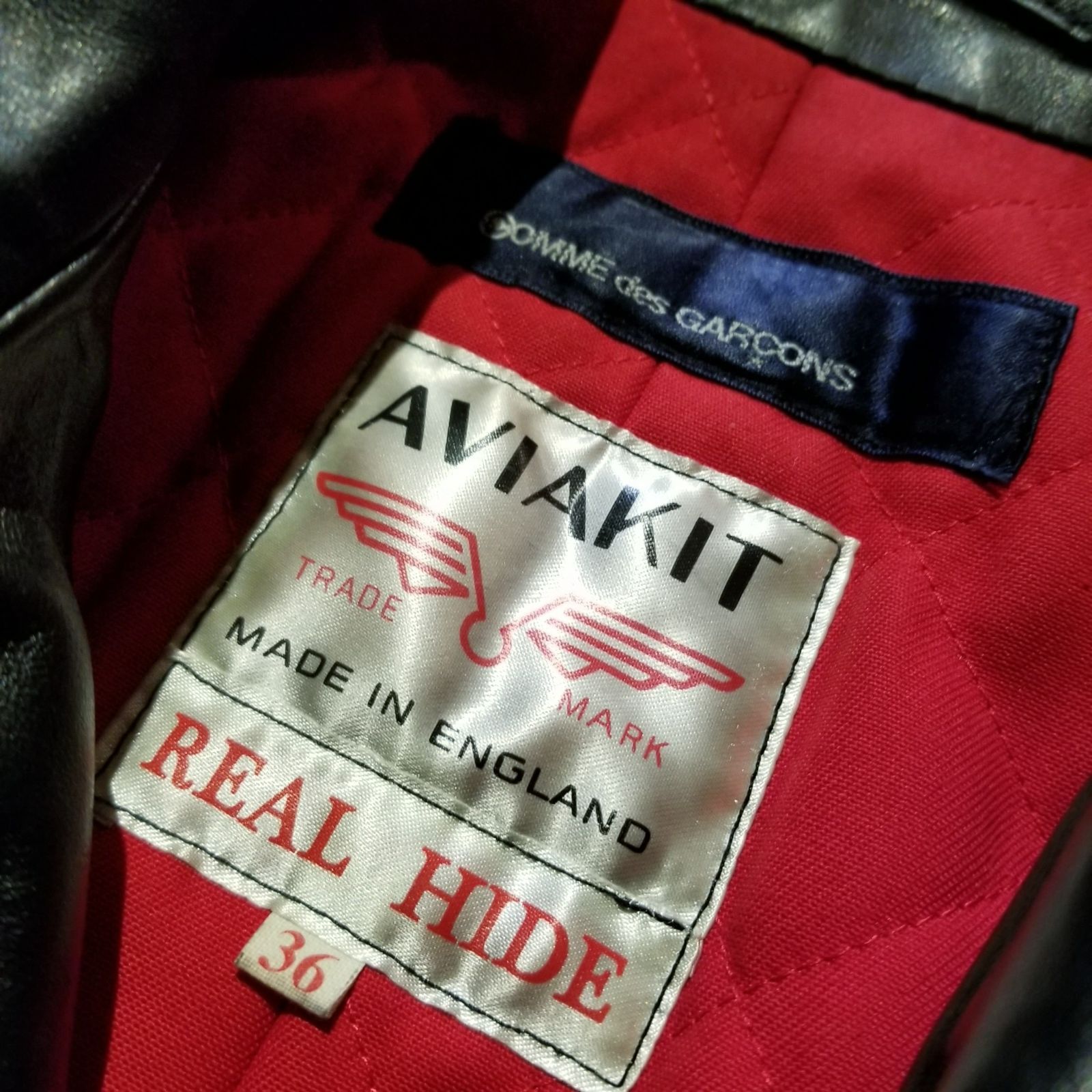 COMME des GARCONS × Lewis Leathers 青山オリジナル AD2019 LIGHTNING