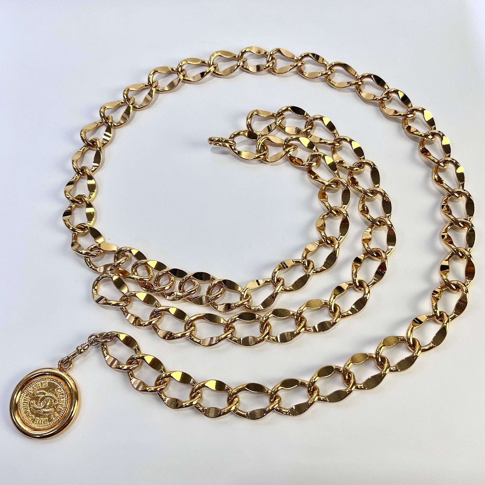 シャネル　チェーンベルト　コメあり　CHANEL　RUE　31　CAMBON CHANEL シャネル ベルト チェーンベルト ココマーク 31 RUE