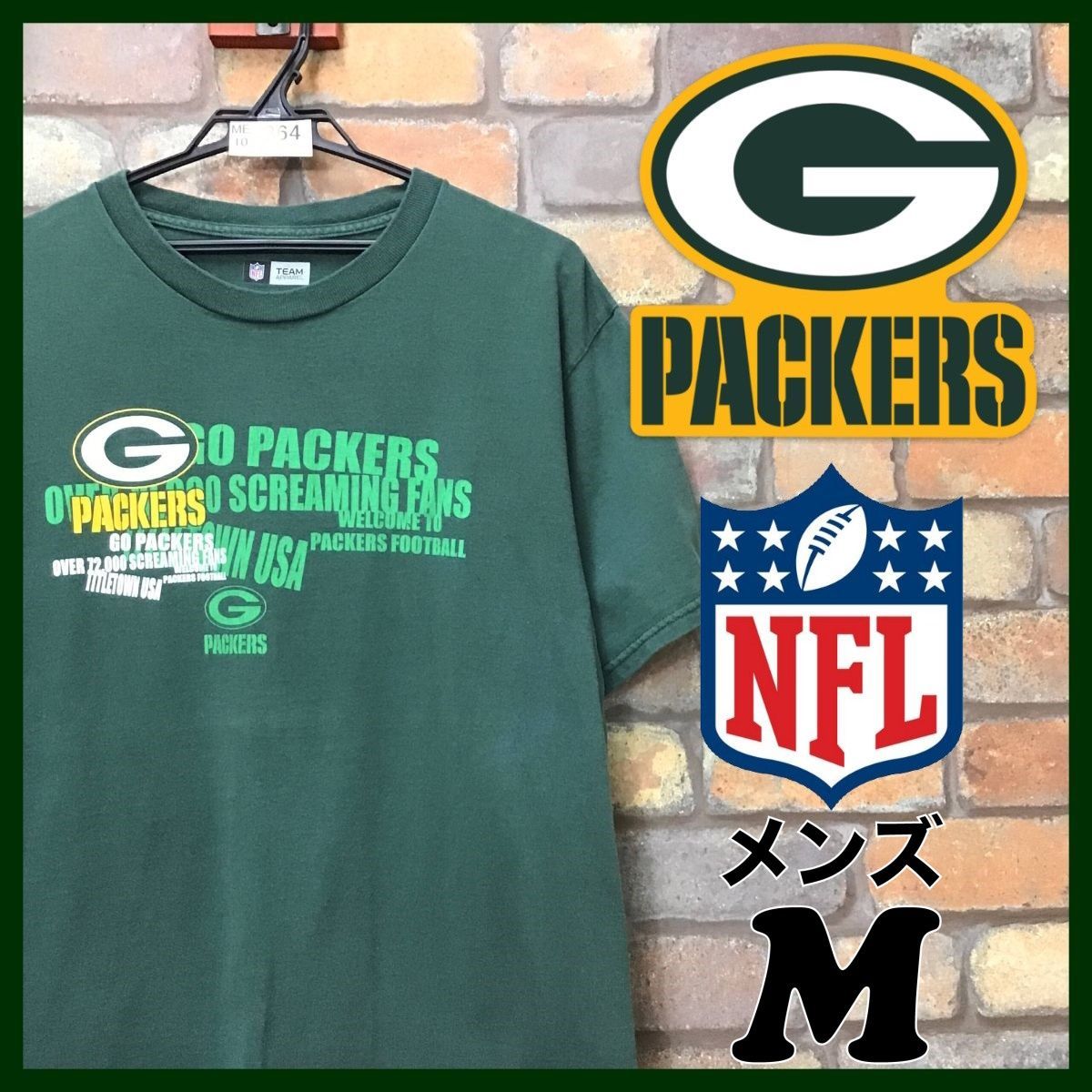 NFLグリーンベイパッカーズフットボールチームシャツ(XL)