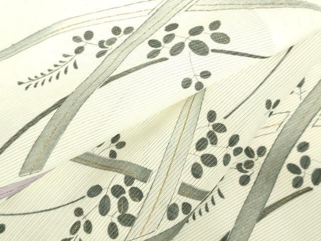 夏物小紋反物 夏物 絽小紋反【水玉 桜色】 夏物 絽小紋反【水玉 桜色