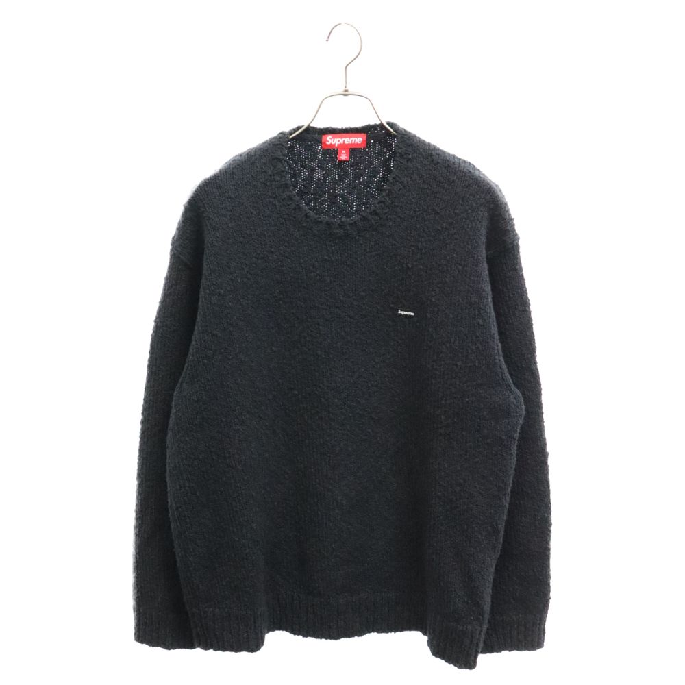 SUPREME (シュプリーム) 24SS Small Box Ribbed Sweater スモールボックスロゴ リブ ニットセーター ブラック