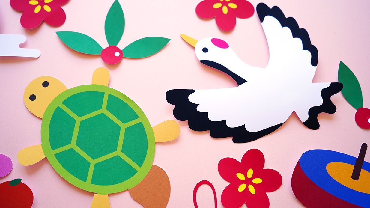 ☆壁面飾り 標準サイズ（サイズ変更可能）「お正月壁面飾りまとめ」 春