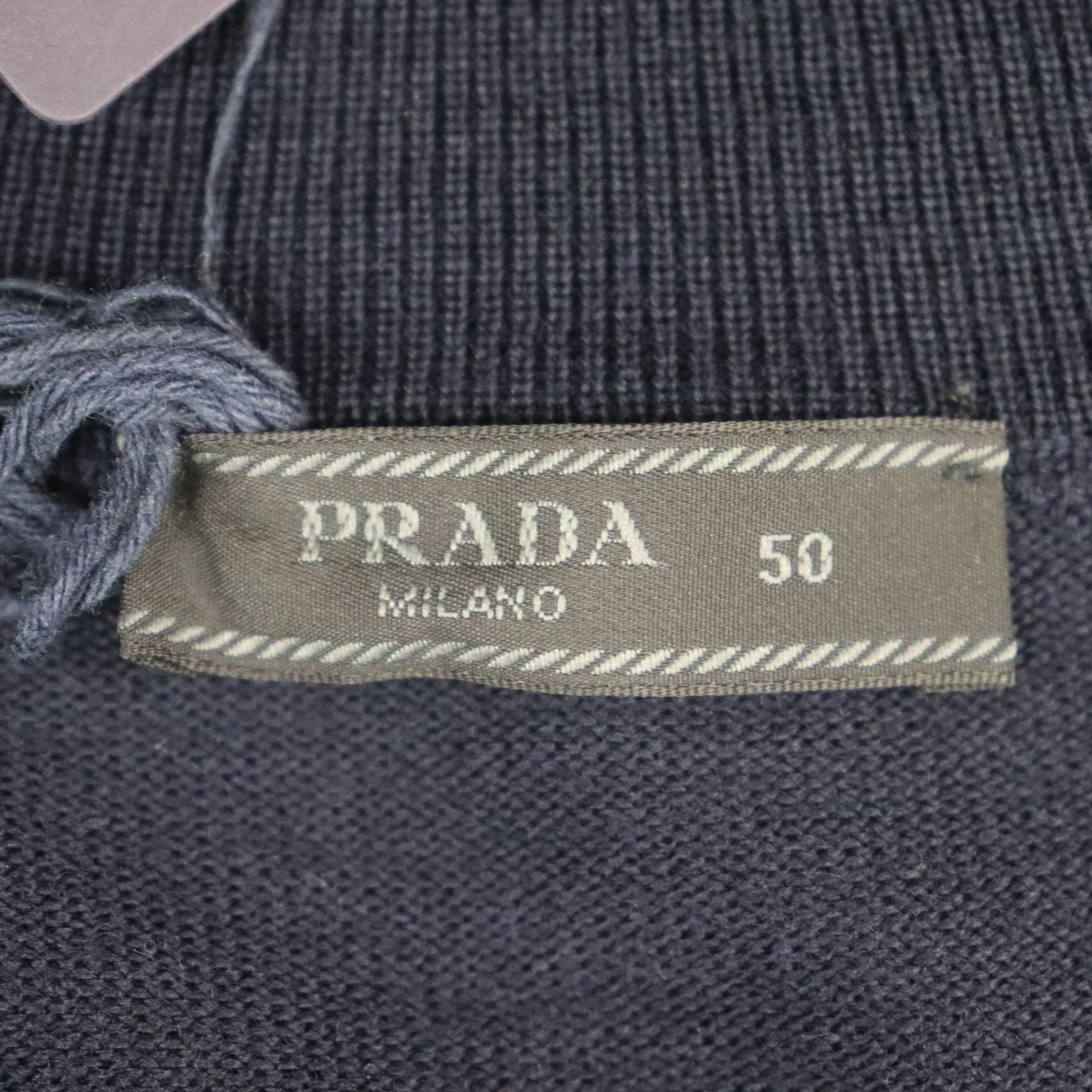 IT3B7B8UBO0C 未使用 タグ付 PRADA プラダ ジップアップ ニット 