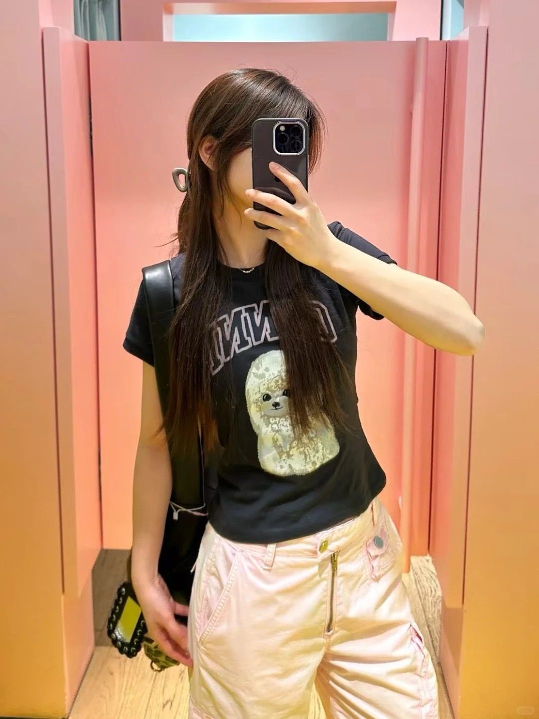 GANNI ガニー プードル グラフィック 半袖 Tシャツ GANNI ガニー Tシャツ 半袖 レディース プードル グラフィック
