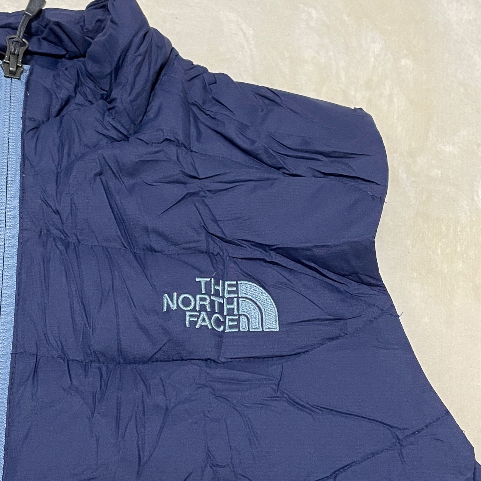 【大特価】THE NORTH FACE ダウンベスト 700pro 刺繍ロゴ
