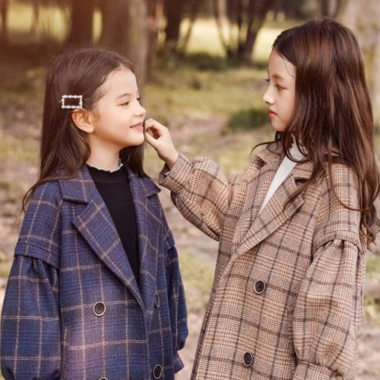 美品 バーバリー ダッフルコート ネイビー チェック キッズ 150