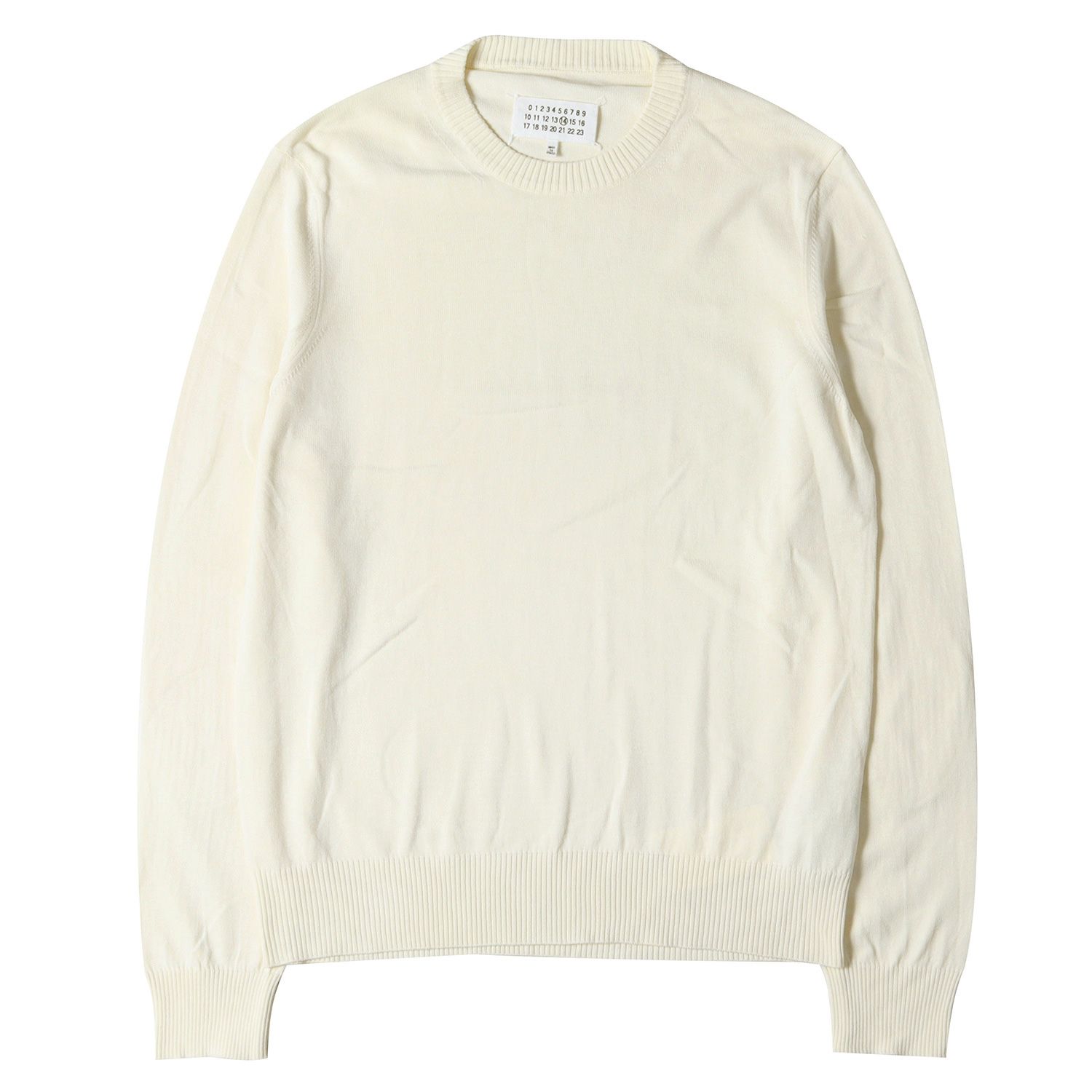 Maison Margiela ホワイト ニットセーター 16Y エムエムシックス