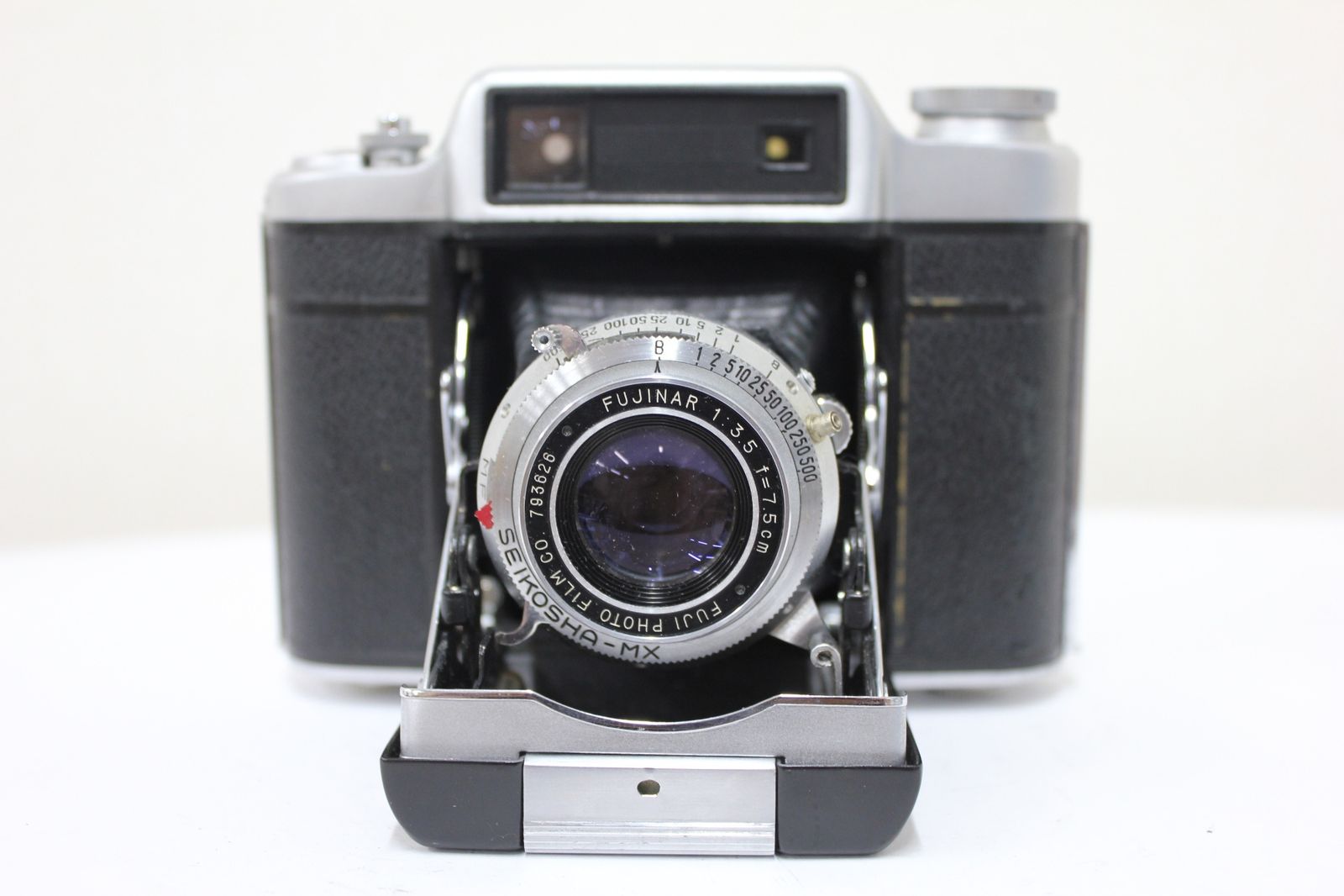フジカ SUPER Fujica 6 FUJINAR 7 5 cm F 3 蛇腹カメラ e 3104