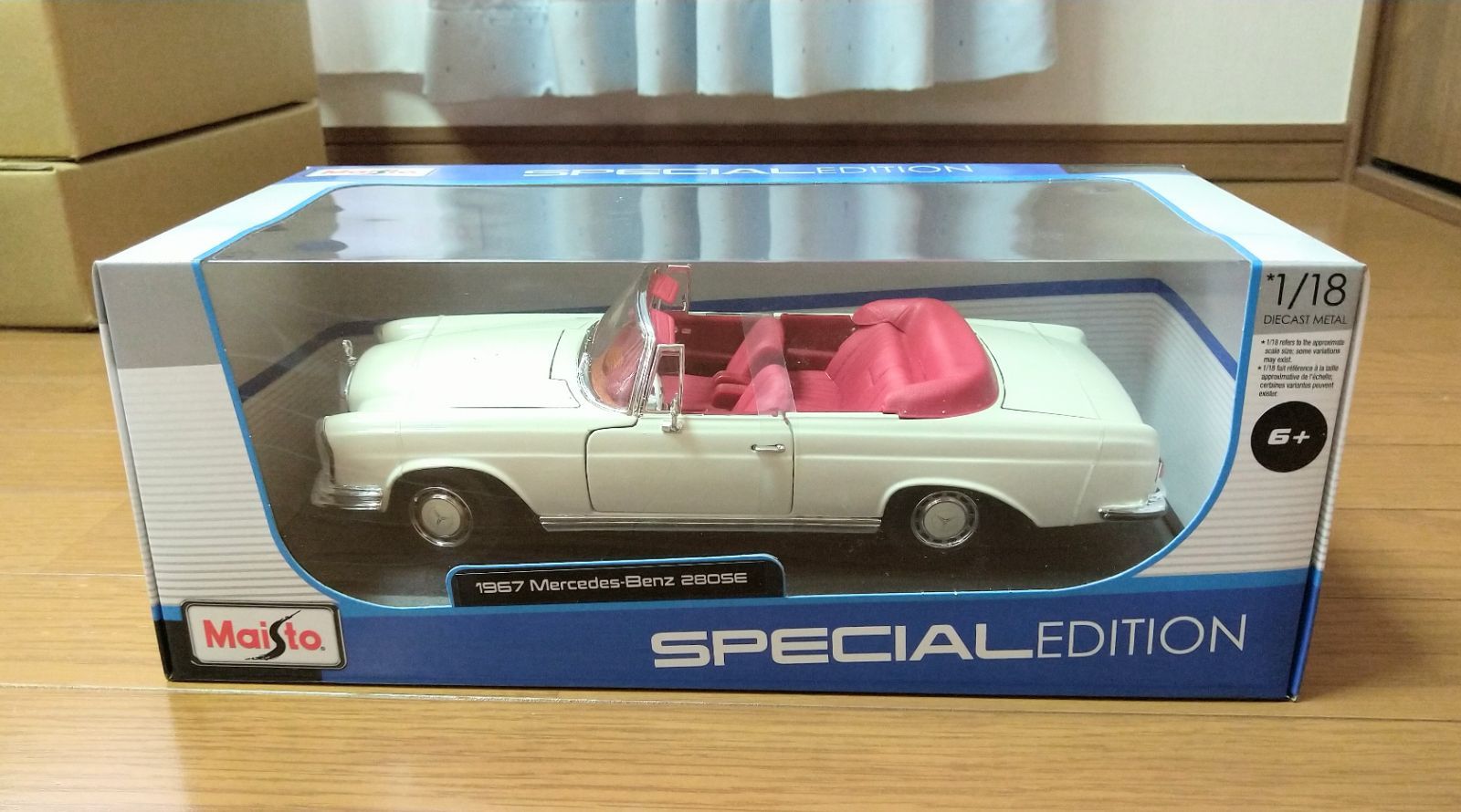 マイスト 1/18 メルセデス ベンツ 280SE カブリオレ 1967 新品 マイスト 1/18 メルセデス ベンツ 280SE カブリオレ 1967 新品