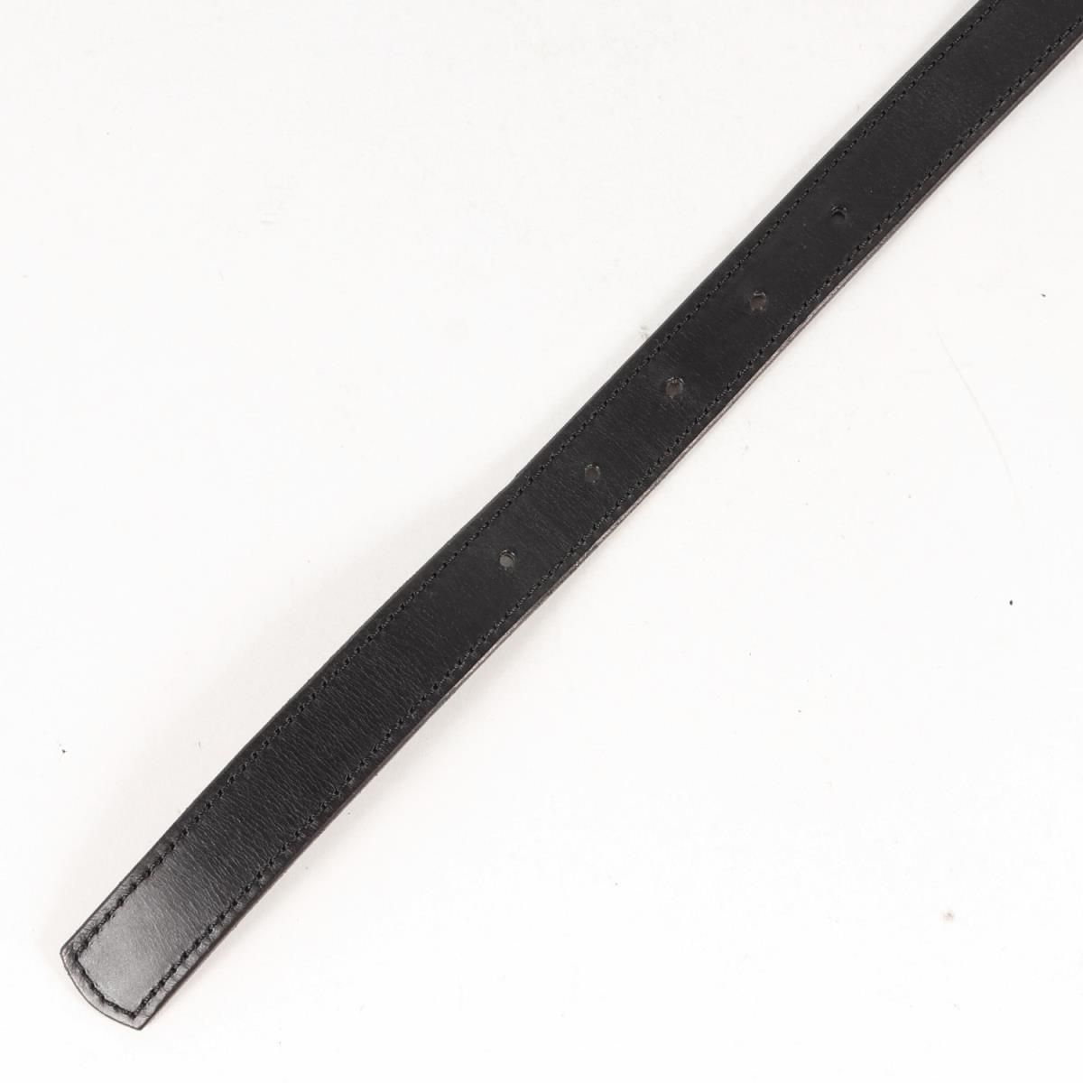 小物 Antidote Buyers Club narrow belt ANTIDOTE BUYERS CLUB/Narrow Harness Leather Belt（Black