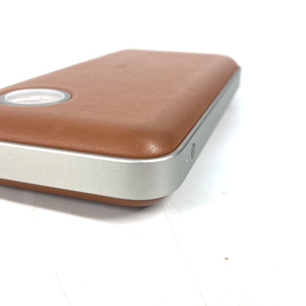 HERMES ブラウン レザー モバイルバッテリー