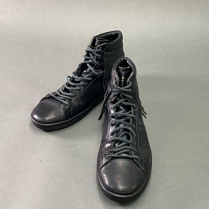 7f5 《美品》 SAINT LAURENT サンローラン フリンジ レザースニーカー  