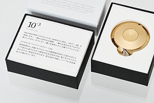 新品 ミリセカンド/MiLLiSECOND ファイバーメタルメジャー！ゴールド GOLD