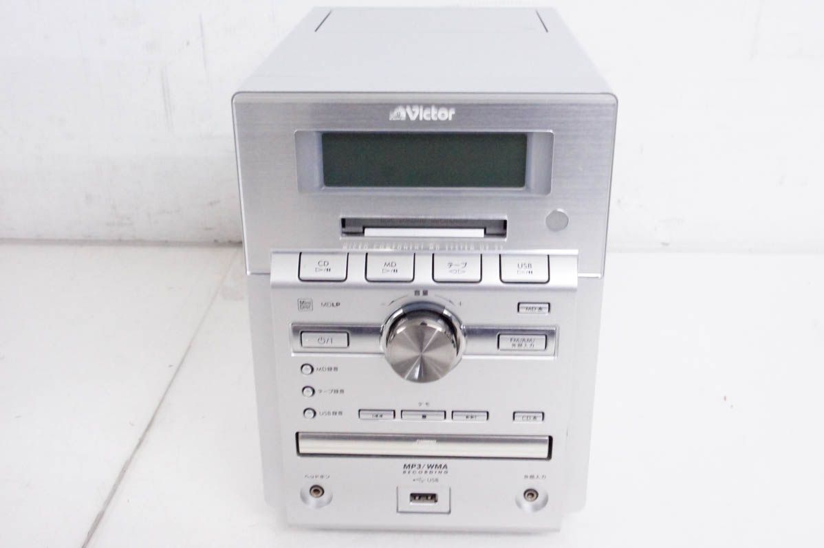 Victor マイクロコンポネートMDシステム CD・MD・USBコンポ Victor マイクロコンポネートMDシステム CD・MD・USBコンポ