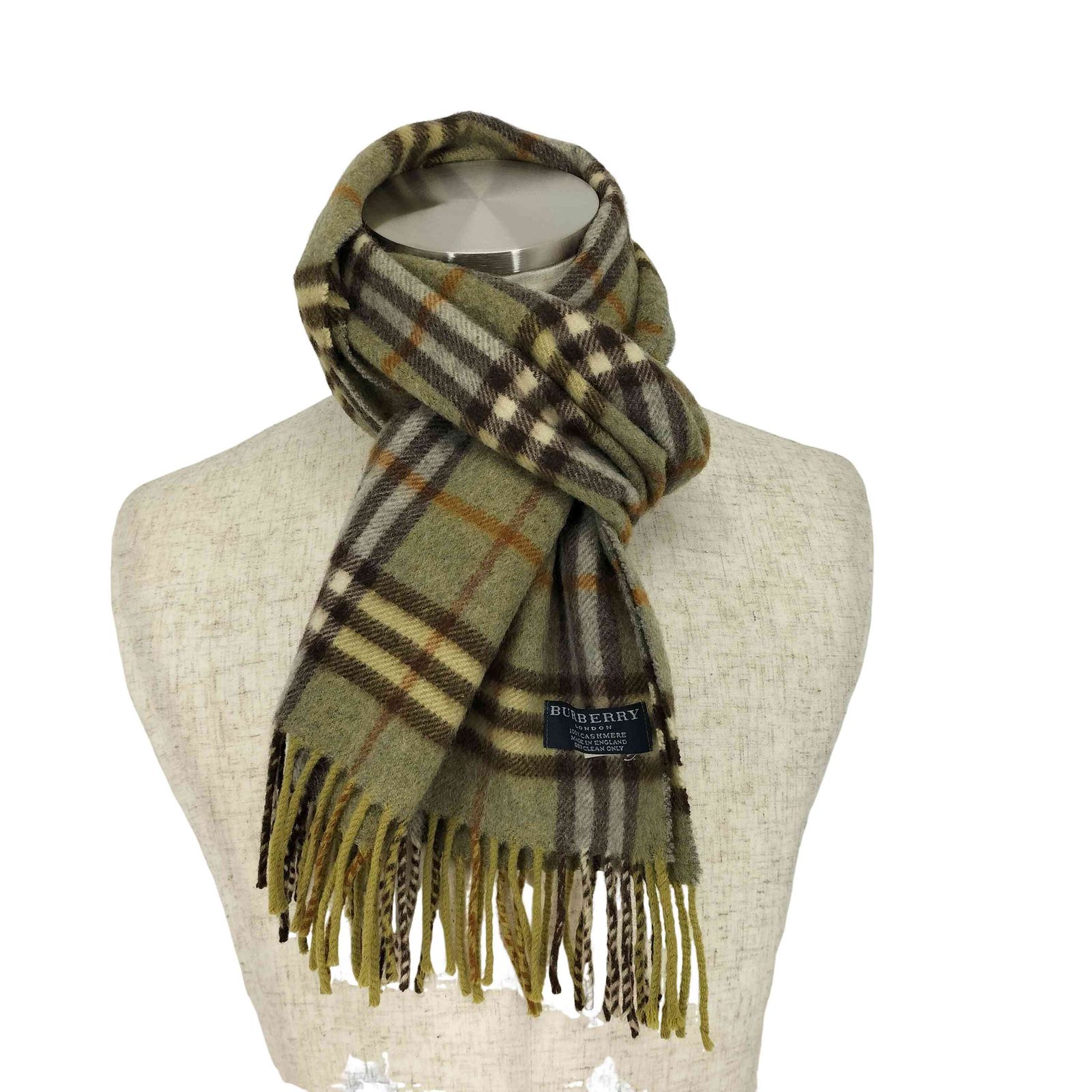BURBERRY バーバリー カシミヤ100％ マフラー ノバチェック柄 【公式通販】