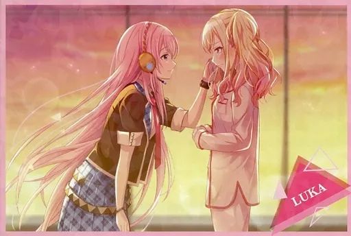 中古】ポストカード 巡音ルカ キラキラポストカード 「プロジェクト