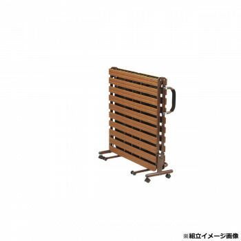 弘益 KOEKI UTILITY 樹脂すのこ折り畳みベッド ブラウン FBDPS91BR