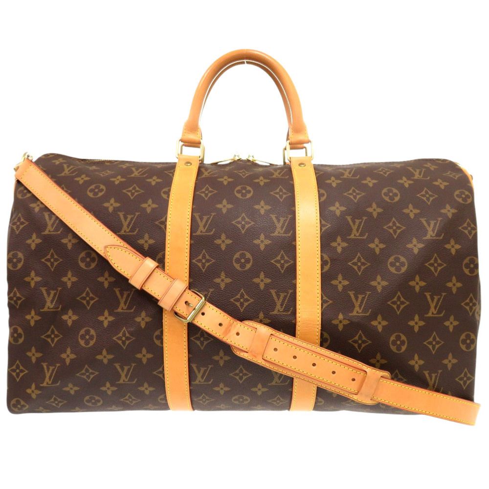 ルイ ヴィトン キーポルバンドリエール50 モノグラム M41416 ボストンバッグ スト付き LV 1290 LOUIS VUITTON メンズ