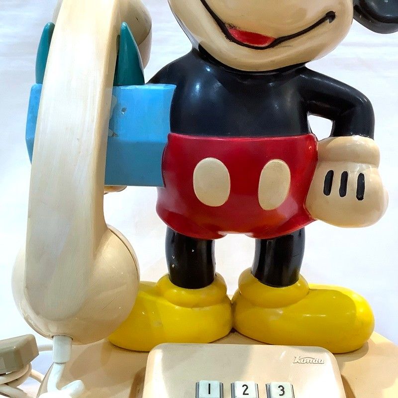 ミッキーマウス ダイヤル式電話機 DK-641  ジャンク品 ミッキーマウス ダイヤル式電話機 DK-641 ジャンク品 - メルカリ