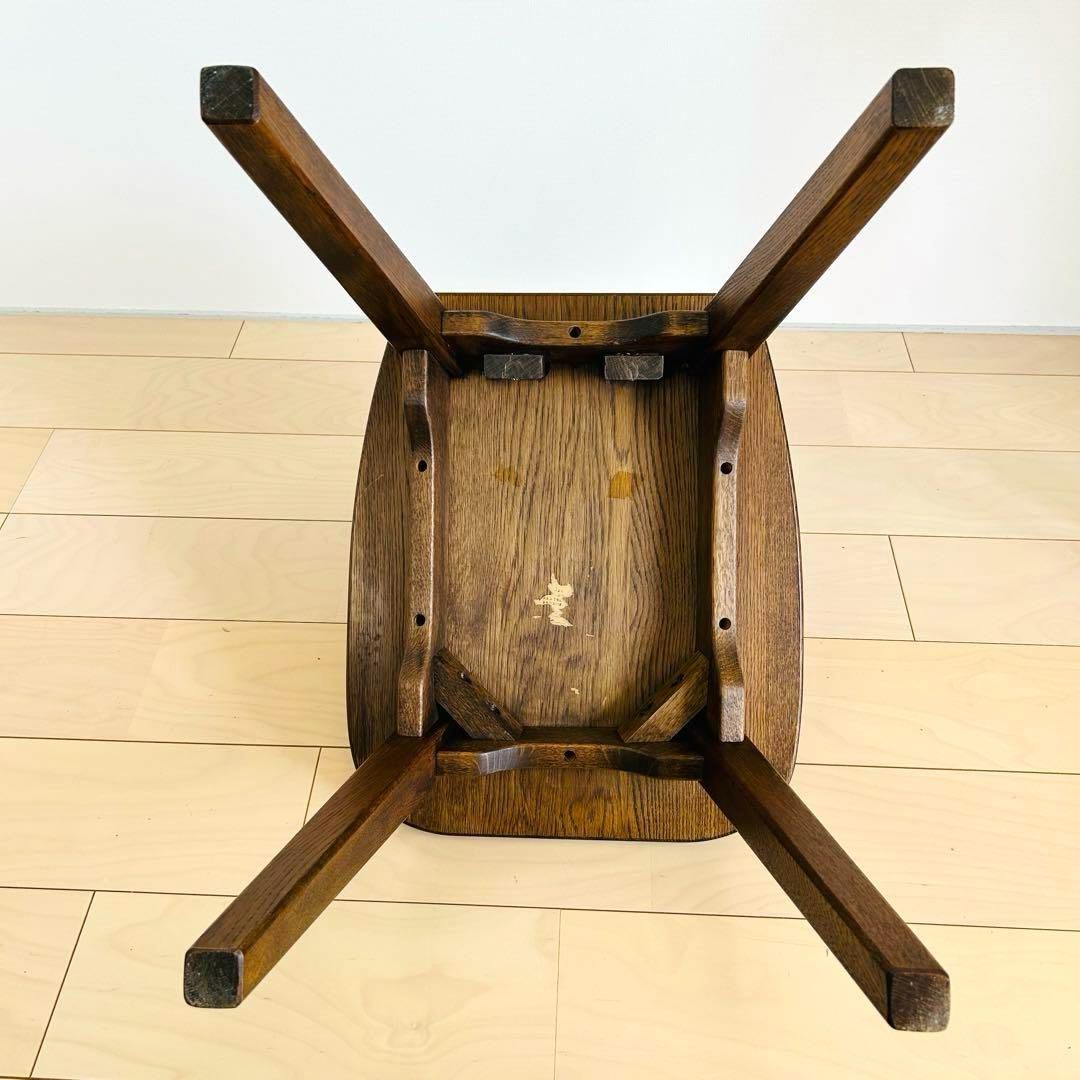 勇峰工芸 チロル イス② チェアー ナラ材家具 旭川家具 再塗装済