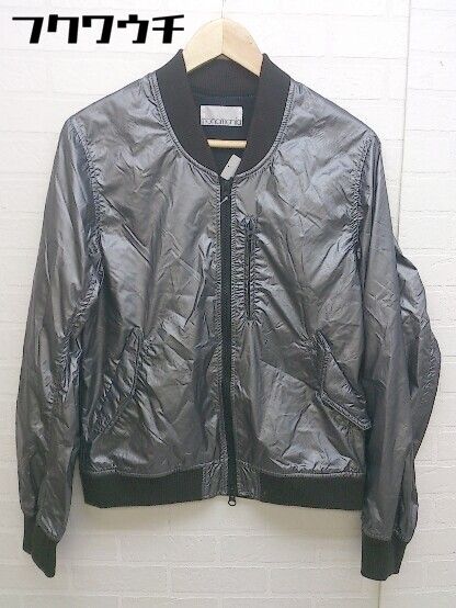 monomania モノマニア ダブルジップ 長袖 MA-1 ジャケット サイズ1 グレー メンズ 【中古】 【1103180011060】
