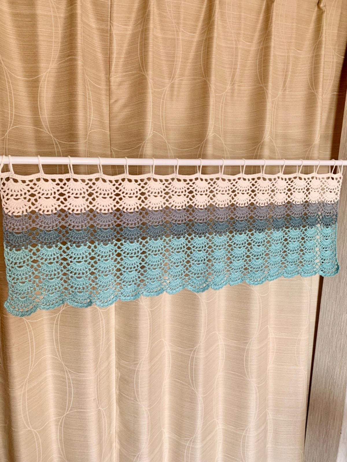 手編みカフェカーテン ハンドメイド 《なな様♡専用 確認ページ》カフェカーテン ハンドメイド