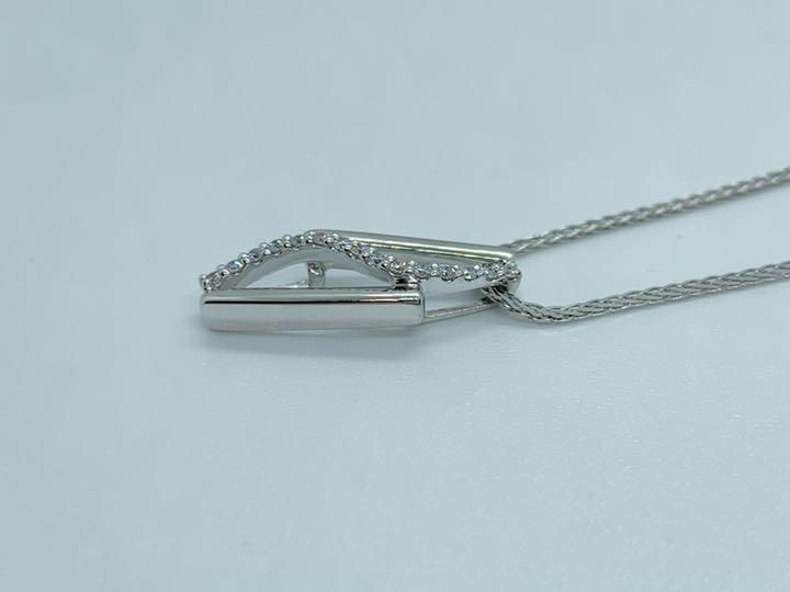 特別特価】星の砂 Pt900 ダイヤモンド デザインペンダントネックレス 