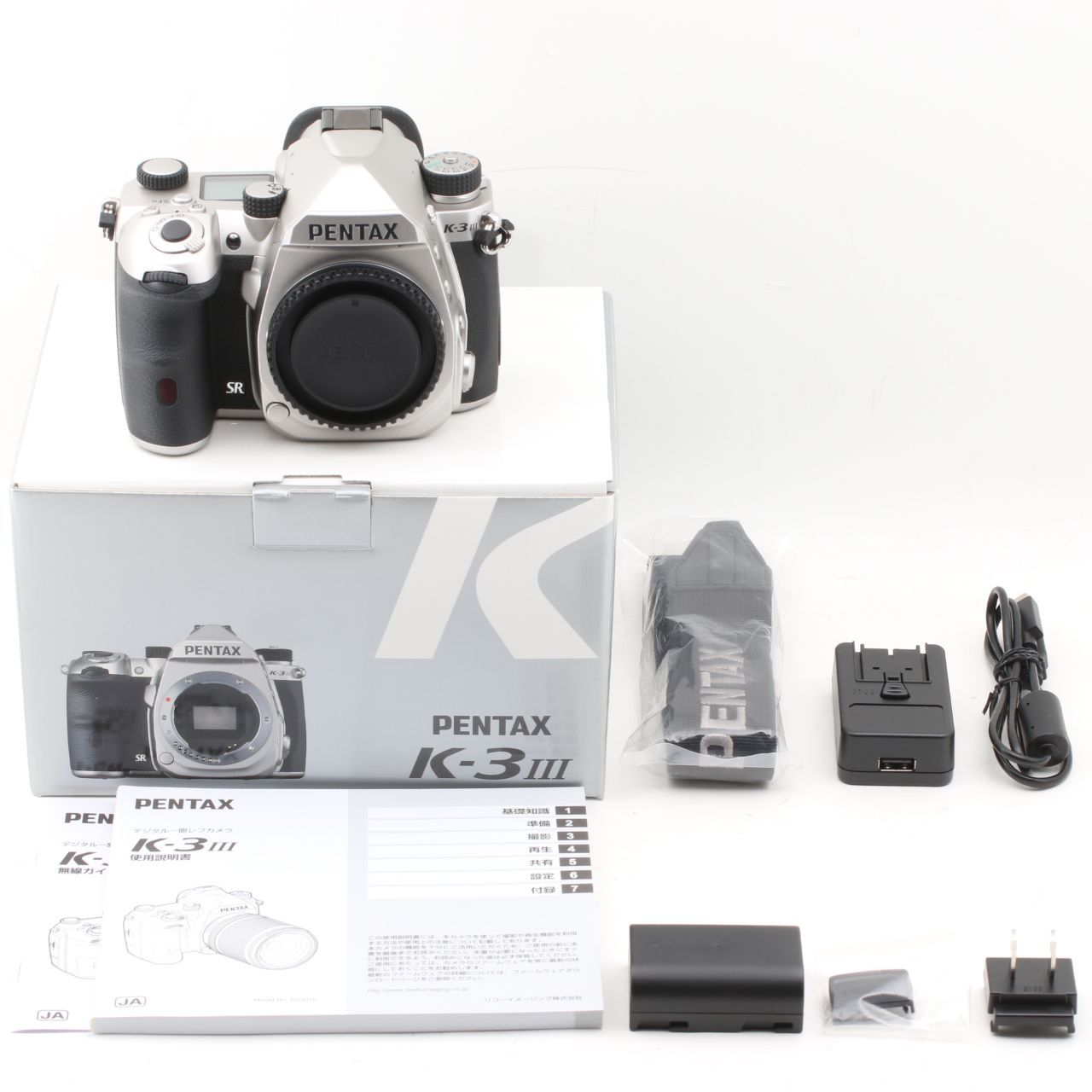撮影枚数 521枚】ペンタックス PENTAX K-3 Mark III ボディ シルバー  