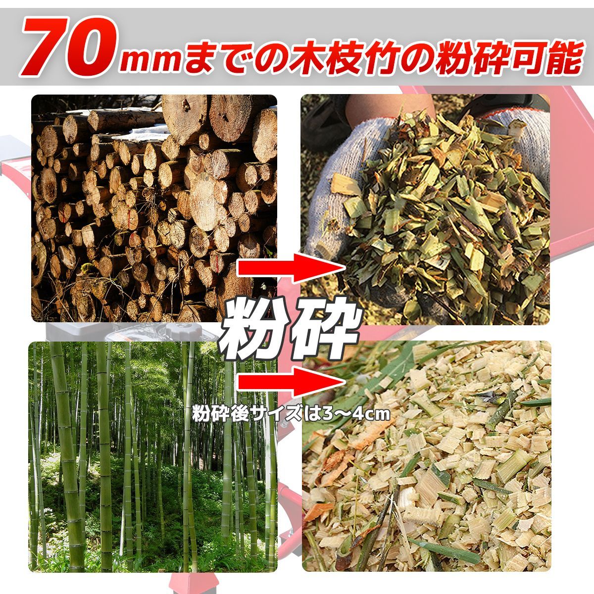 多用途仕様 ガーデンシュレッダー